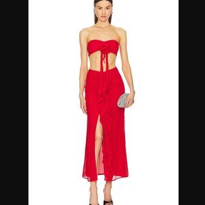Bardot Akasha Crop Top and Skirt Set